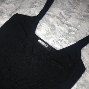 Ribbed Sleeveless Bodysuit